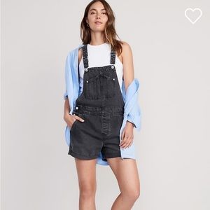 Old Navy Short Overalls - Faded Black